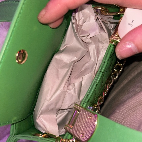 GREEN STEVE MADDEN PURSE BNWT - Picture 4 of 5